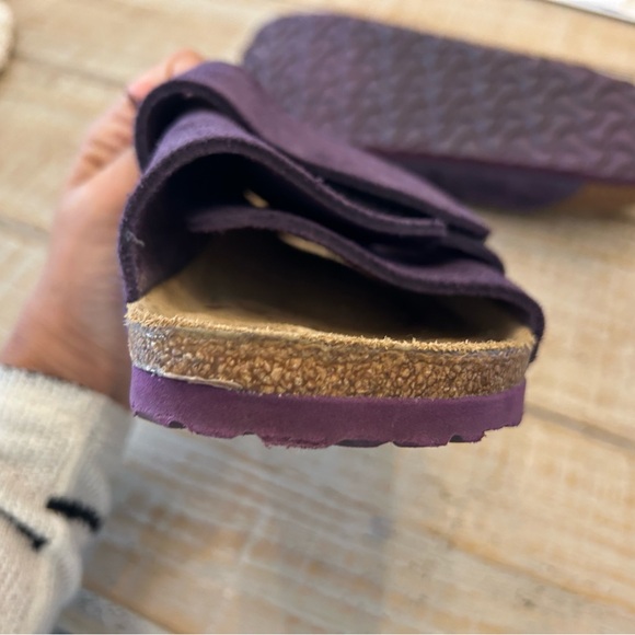 Birkenstock Kyoto Purple Suede Sandals 40 - Picture 5 of 6